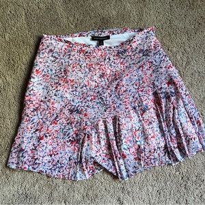 Like new Banana Republic Blue and Red Pleated Chiffon Skirt - size 4